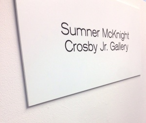 Sumner McKnight Crosby Jr Gallery at the Arts Council of Greater New Haven