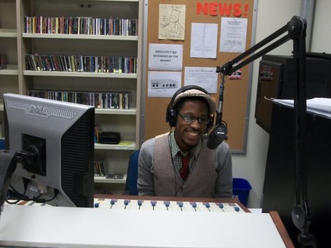 "Radio Stevie" premiered in February 2010. Photo taken on first day ON AIR. 